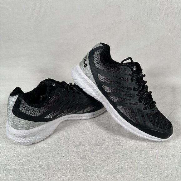 Fila Other - Fila Sneakers Youth Size 4.5 Black Gray Memory Foam Lace Up Comfort 3RM00003-003